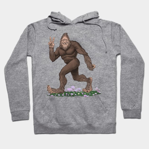 Walkin' Squatch Hoodie by Ostrander